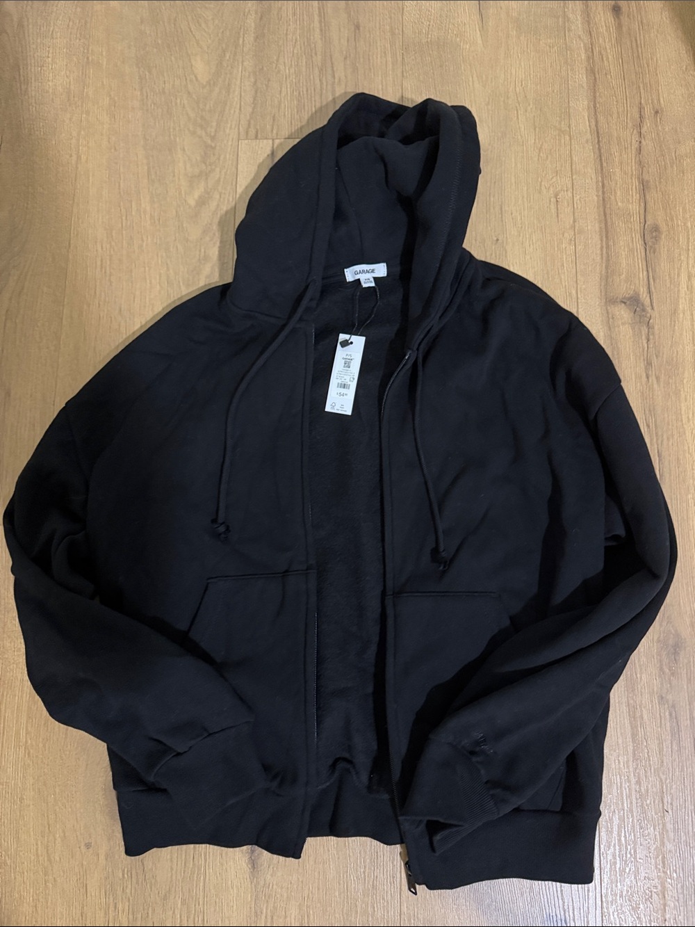 Garage Women’s Black Full-Zip Hoodie Jacket